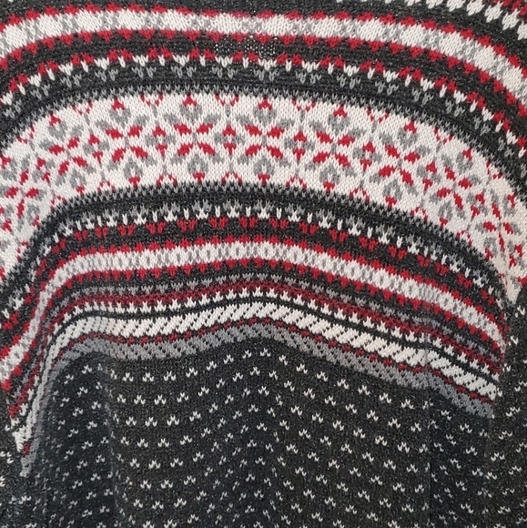 𝅺VENEZIA Jeans Sz 14/16 100% cotton Fair Isle turtleneck sweater - Picture 2 of 6